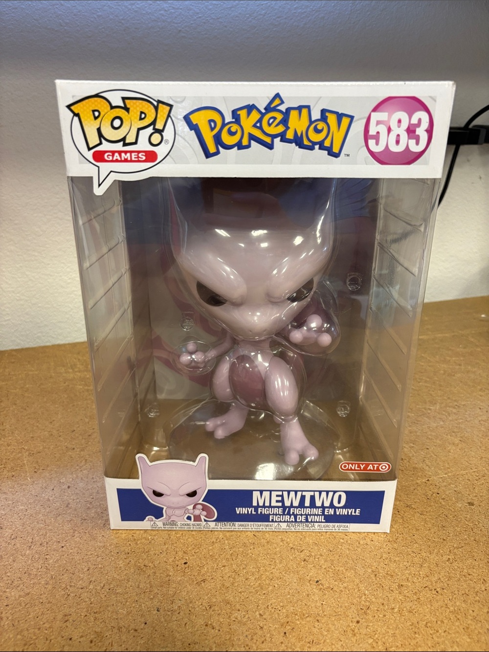 Funko Pop! Jumbo 10" Pokémon Mewtwo Target Exclusive #583